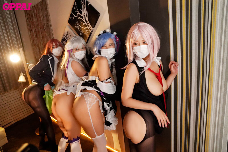 ワケあり爆乳コスプレイヤーたちとイベント終わりセクハラ中出しオフ会